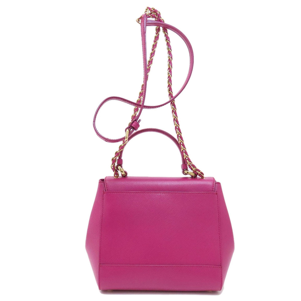 Salvatore Ferragamo Vara Leather Handbag Rion Black